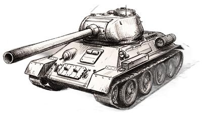 Sniper Tank illustration